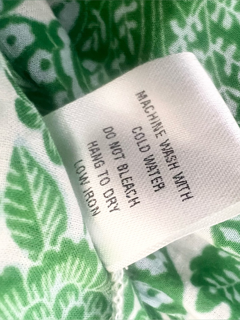 Olivaceous Green & White Floral Smocked Crop Top & Midi Skirt Set Size Small - Picture 14 of 16